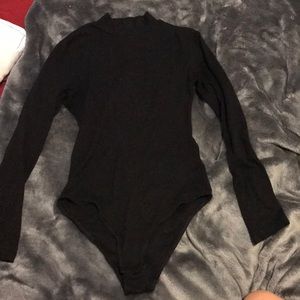 H&M black long sleeve body suit